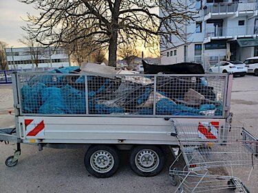 Rama dama 2025 Foto 2 Gesammelter Müll